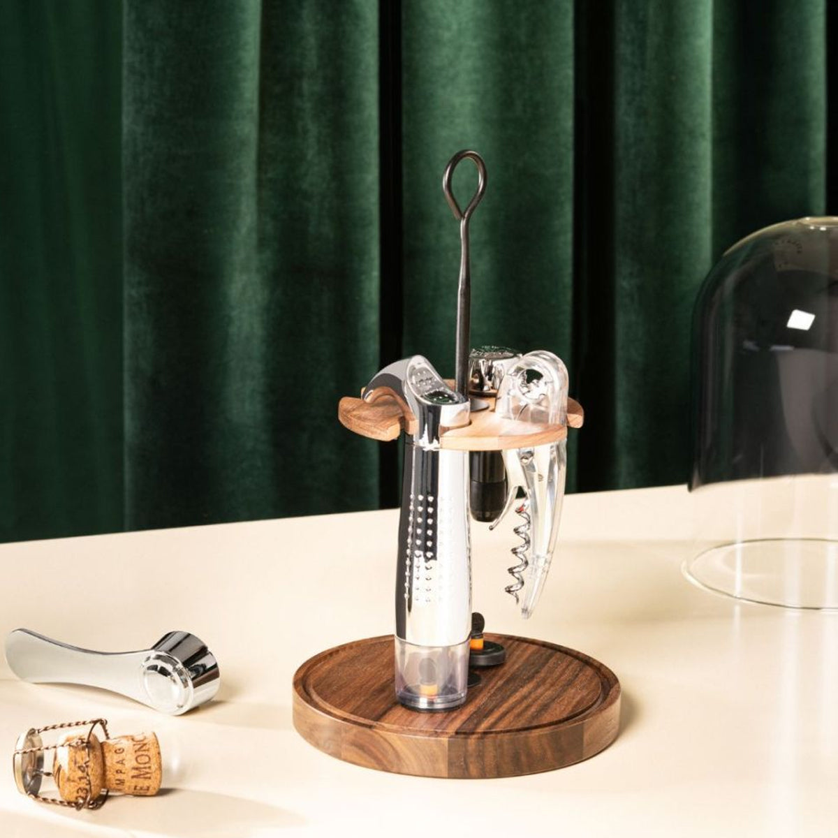 КОМПЛЕКТ АКСЕСОАРИ ЗА ВИНО L`ATELIER DU VIN LE GLOBE