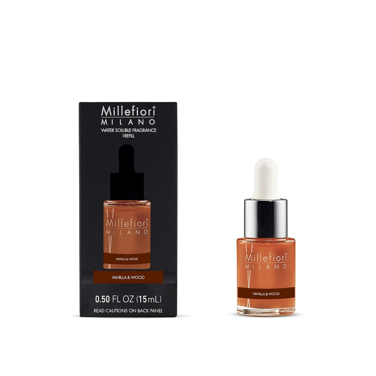 АРОМАТ ULTRASONIC - VANILLA&WOOD 15ML MILLEFIORI