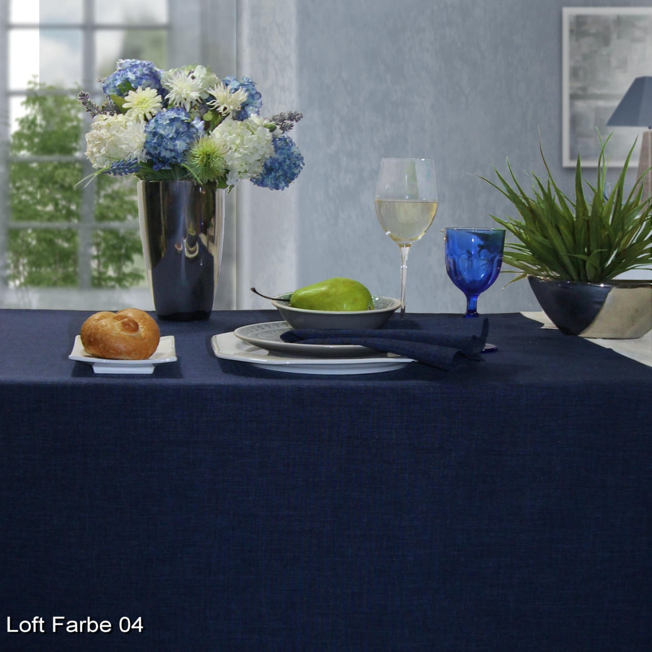 ПОКРИВКА ЗА МАСА SANDER LOFT NAVY BLUE