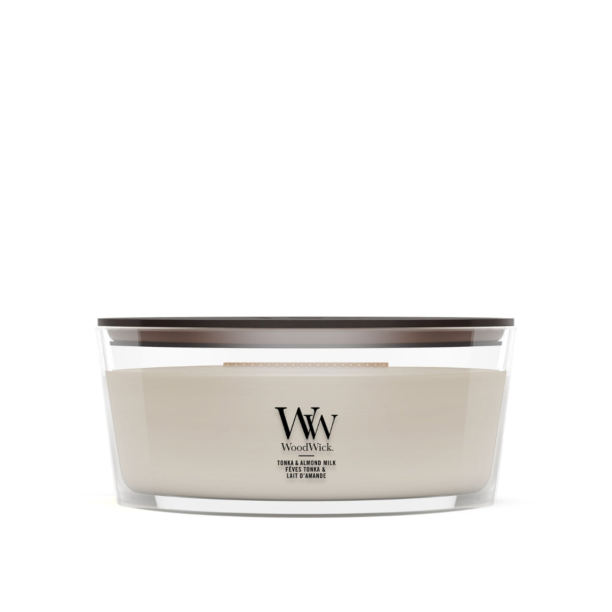 СВЕЩ WOOD WICK TONKA&ALMOND MILK ЕЛИПСА