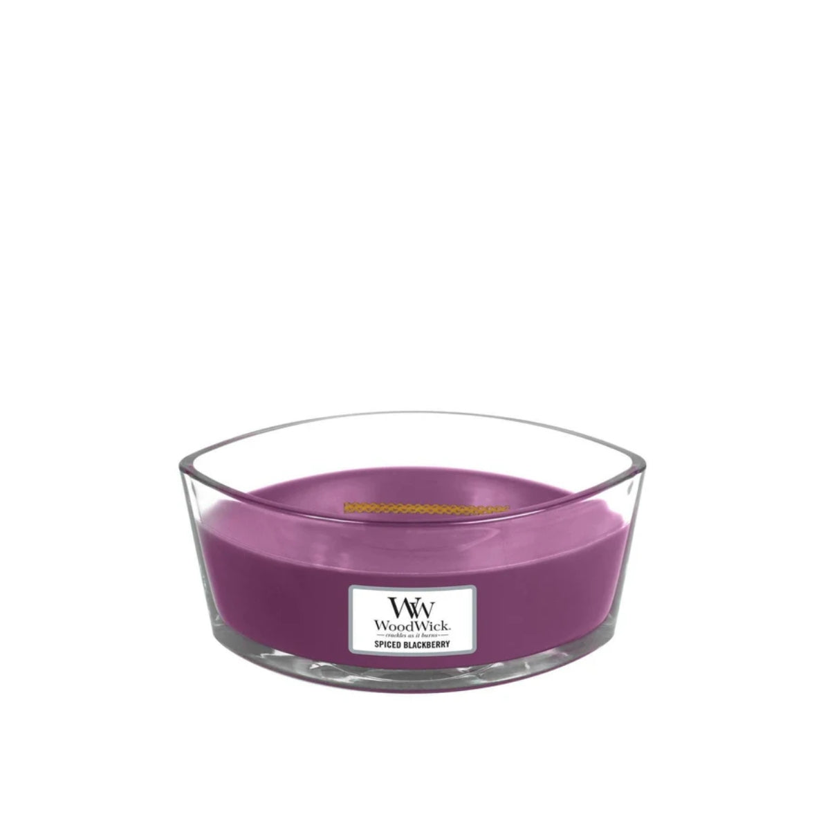 СВЕЩ WOOD WICK ELLIPSE JAR SPICED BLACKBERRY