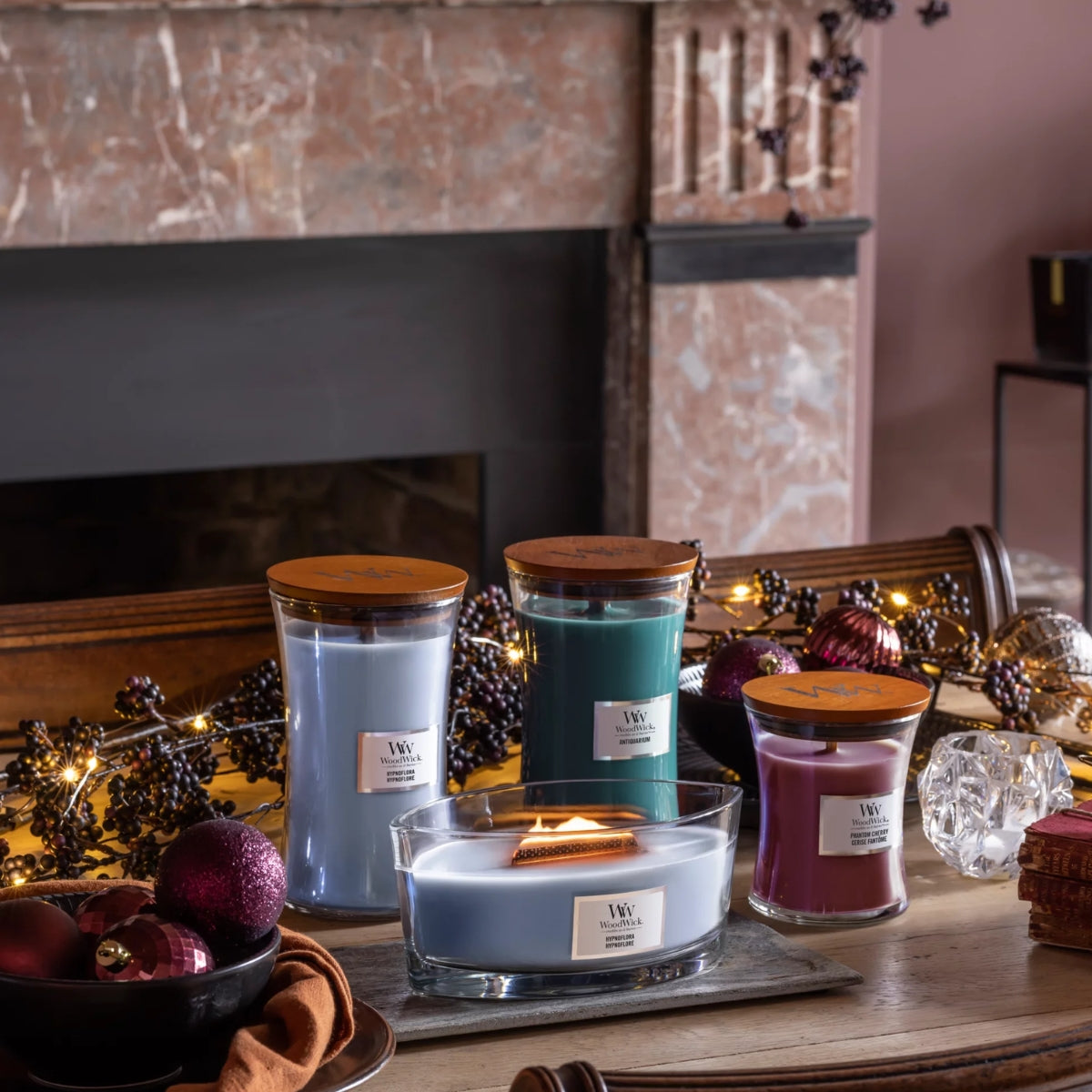 СВЕЩ WOOD WICK ELLIPSE HYPNOFLORA
