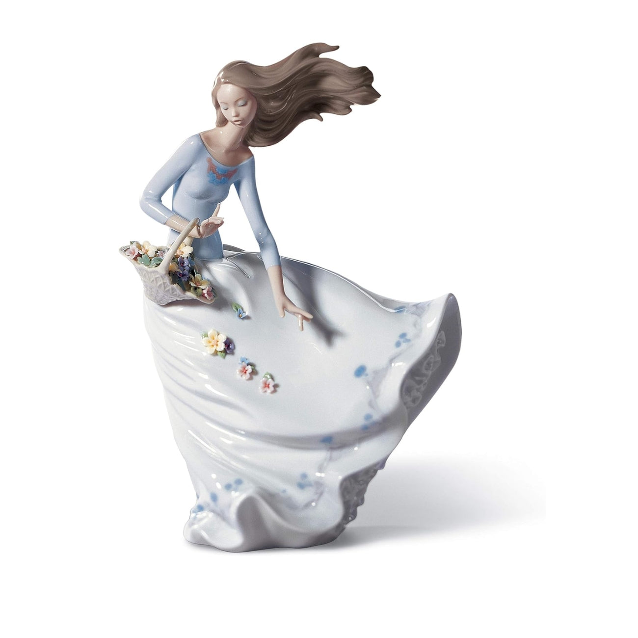 ДЕКОРАТИВНА ФИГУРА LLADRO PETALS ON THE WIND 28Х20 СМ