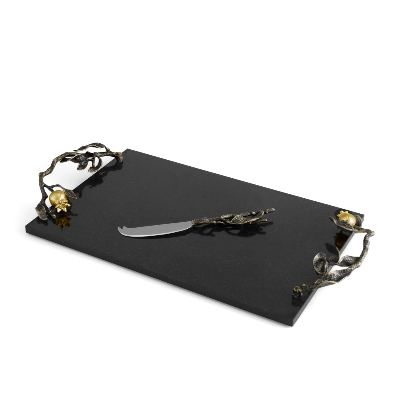 ПЛАТО ЗА СИРЕНА С НОЖ S MICHAEL ARAM POMEGRANATE 43Х14,7 СМ