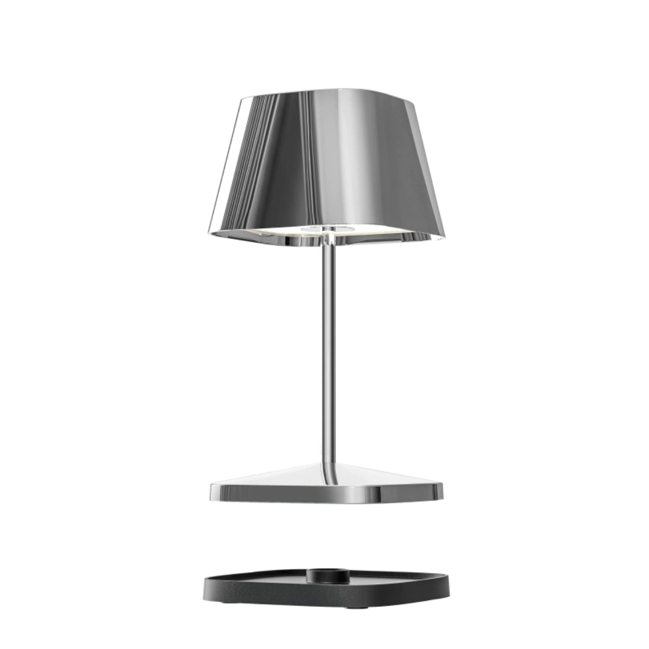 ЛЕД ЛАМПА ЗА МАСА КВАДРАТНА VILLEROY&BOCH NEAPEL CHROM 20СМ