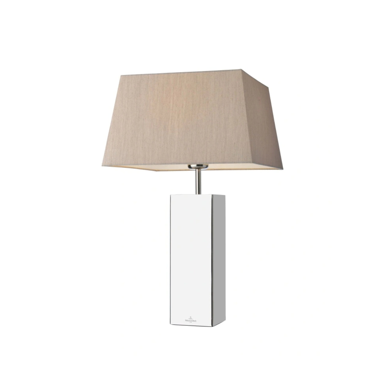 НАСТОЛНА ЛАМПА ПРАВОЪГЪЛНА VILLEROY&BOCH PRAG S/STEEL POLISH 53СМ