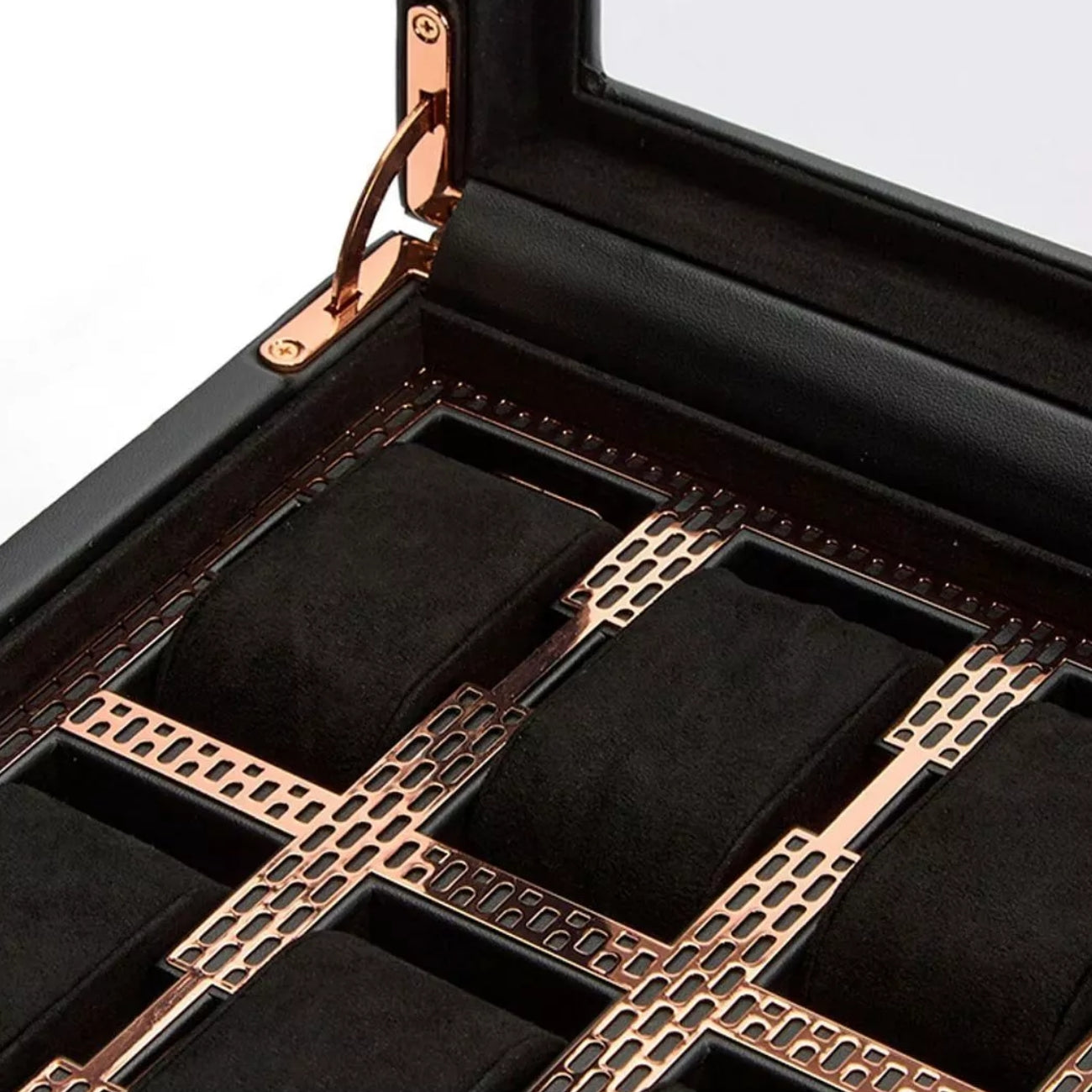 КУТИЯ ЗА 8 ЧАСОВН WATCH BOX AXIS COPPER