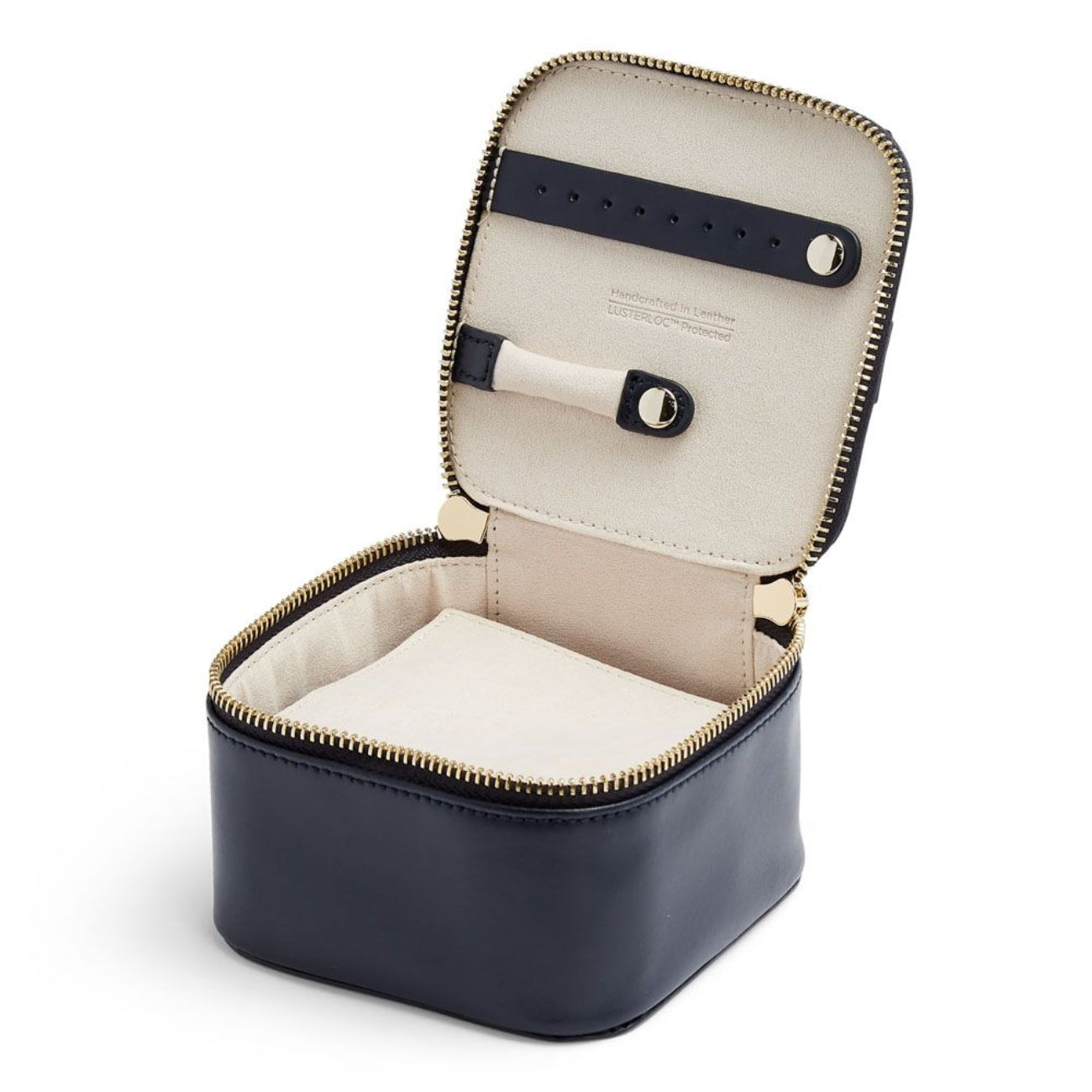 ЛУКСОЗНА ЧАНТА ЗА БИЖУТА WOLF MARIA CUBE ZIP TRAVEL CASE NAVY