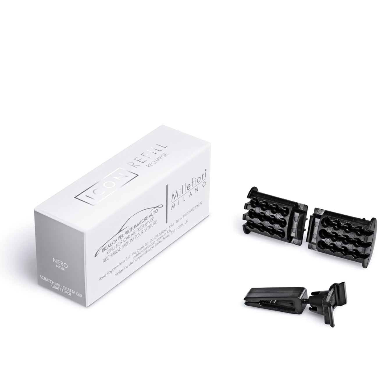 ПЪЛНИТЕЛ MILLEFIORI REFILL CAR AIR FRESH ICON NERO