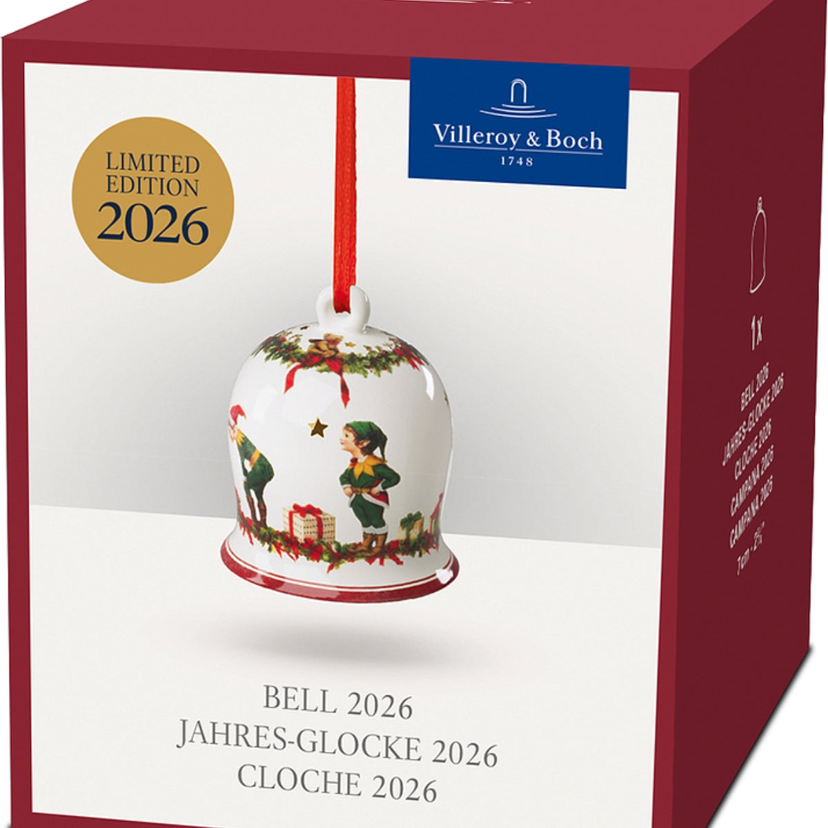 КОЛЕДНА КАМБАНКА ЗА ЕЛХА 6 СМ VILLEROY&BOCH ANNUAL EDITION 2026