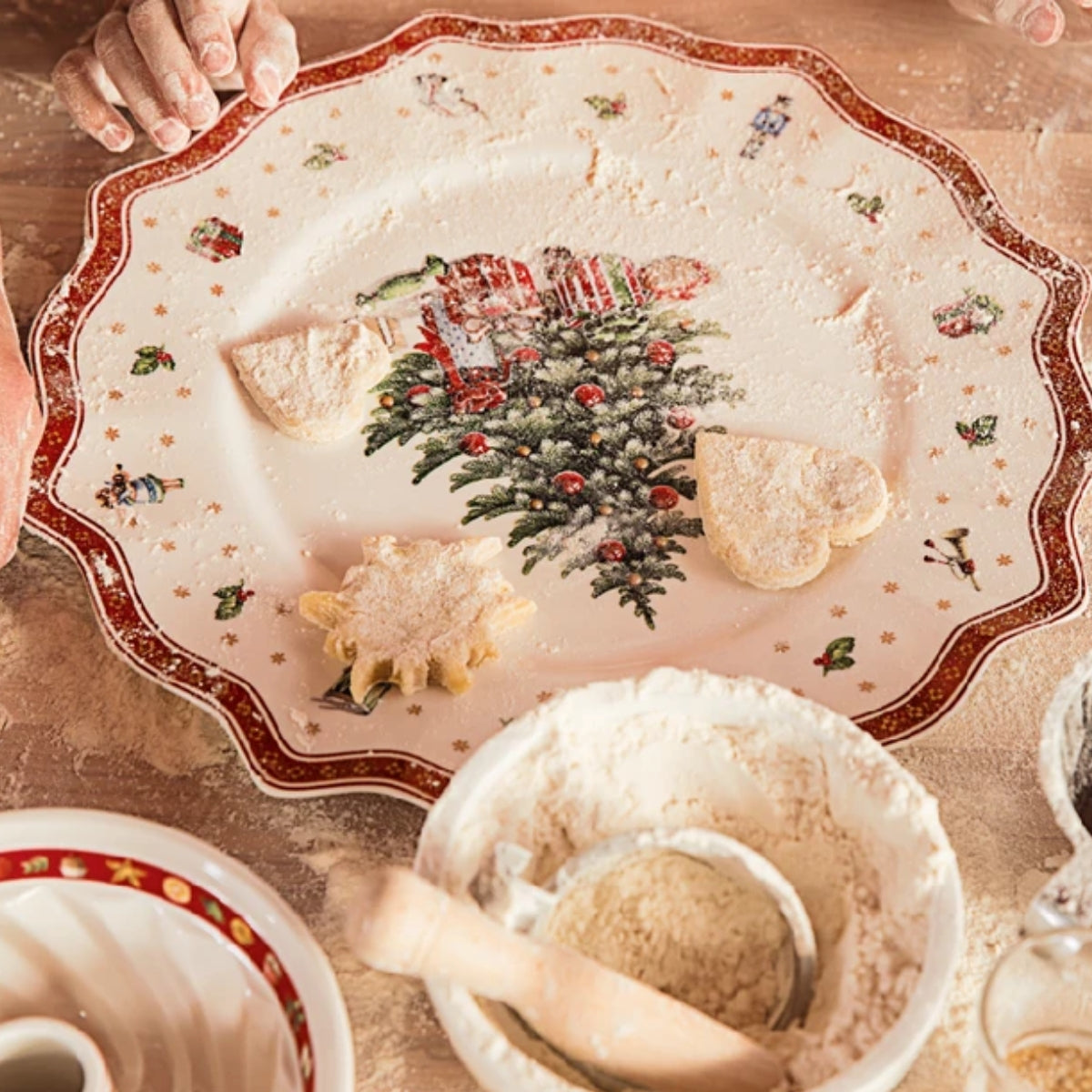 КОЛЕДНО ПЛАТО БЯЛО VILLEROY&BOCH TOY`S DELIGHT