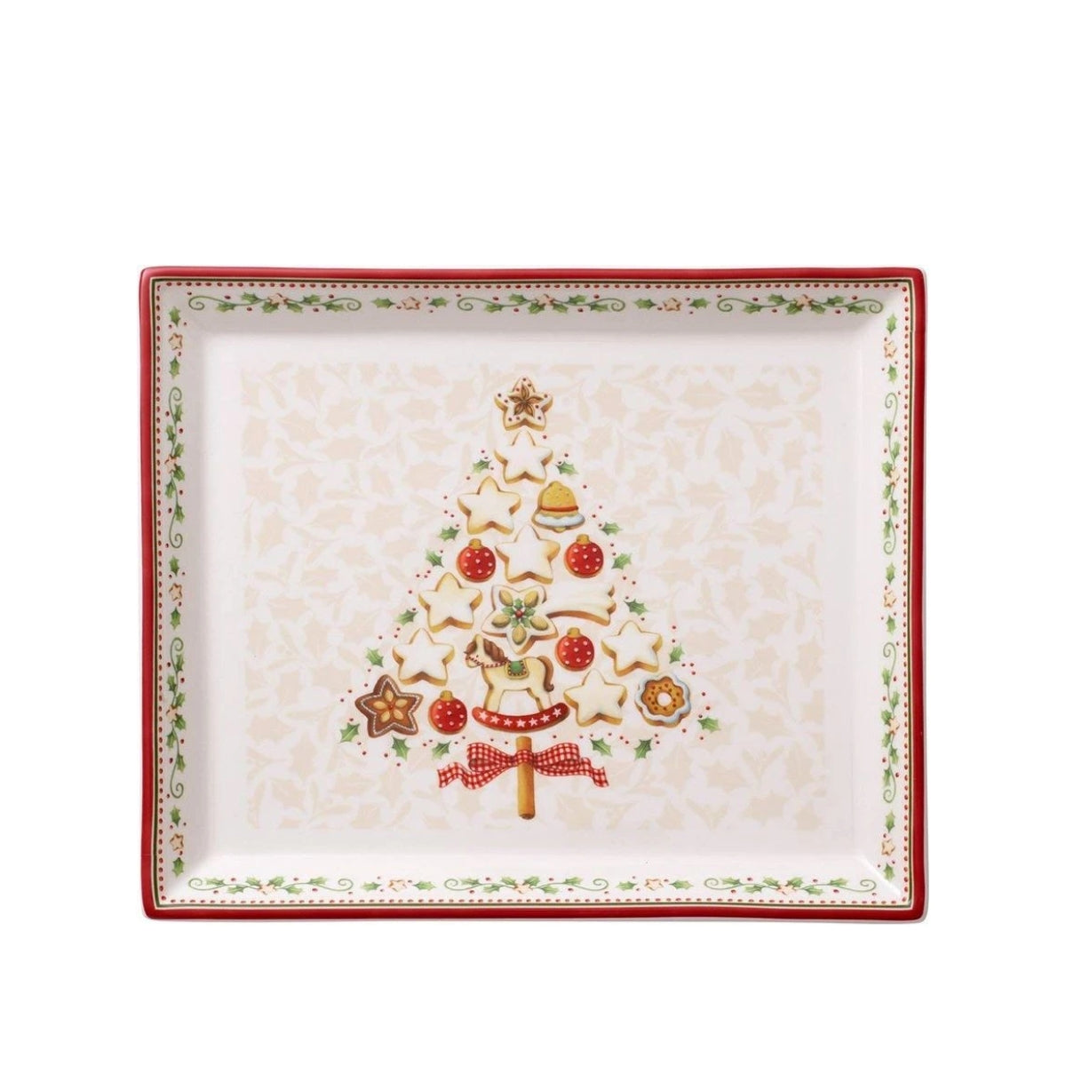 ПРАВОЪГЪЛНО ПЛАТО МАЛКО 27/22.5CM VILLEROY&BOCH WINTER BAKERY DELIGHT