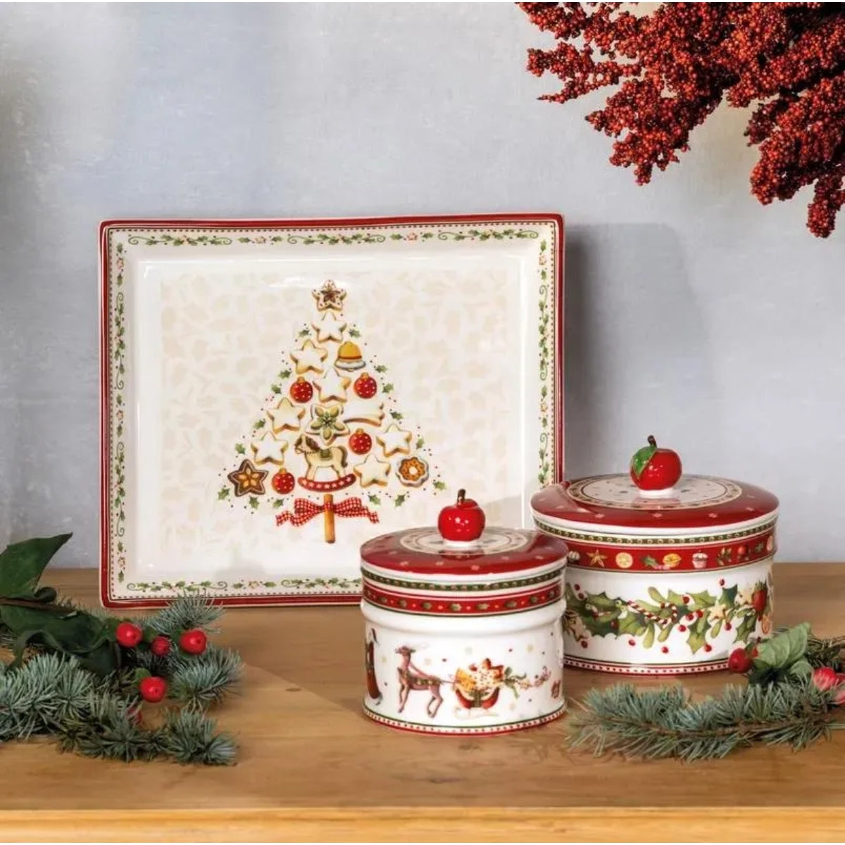 ПРАВОЪГЪЛНО ПЛАТО МАЛКО 27/22.5CM VILLEROY&BOCH WINTER BAKERY DELIGHT