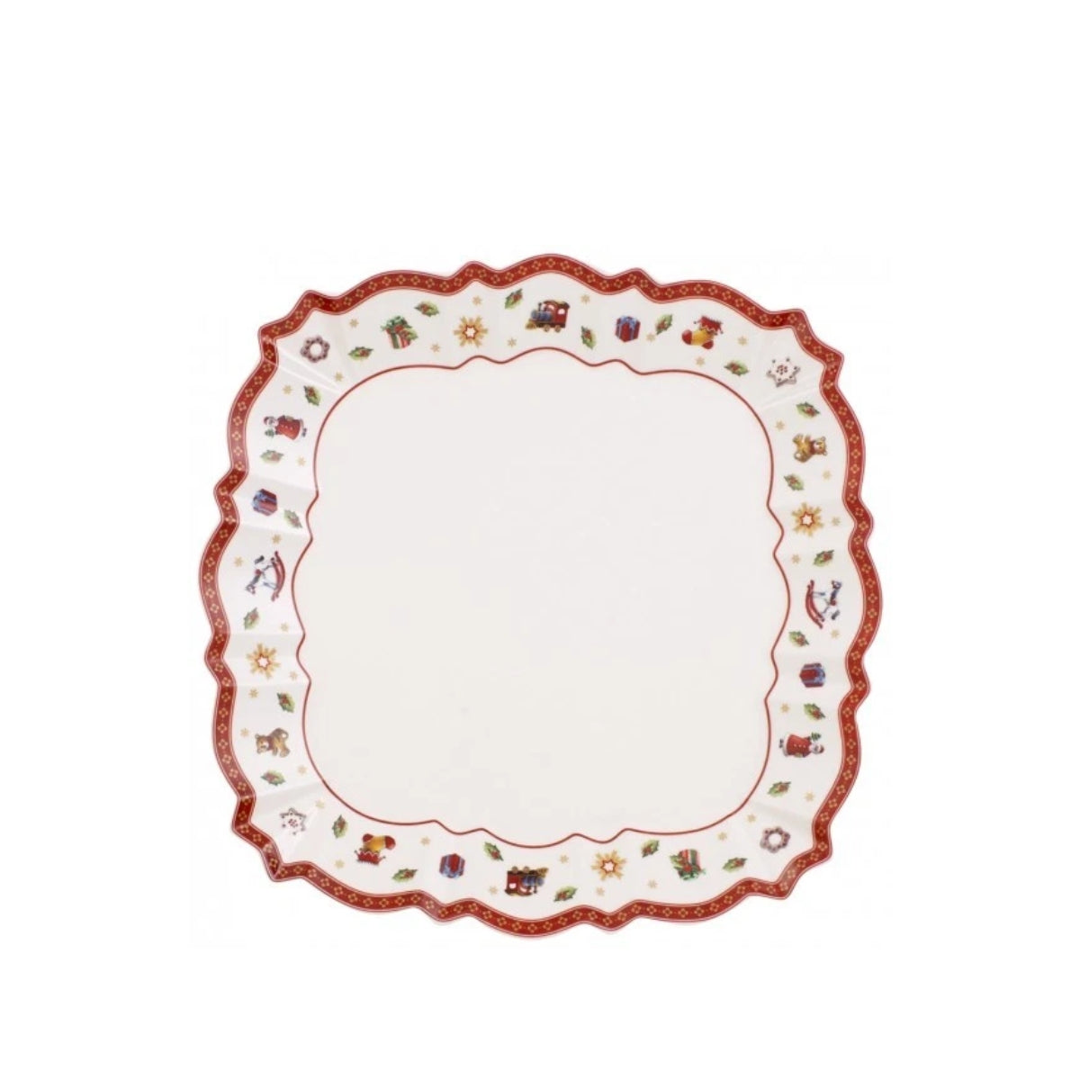 КОЛЕДНО КВАДРАТНО ПЛАТО VILLEROY&BOCH TOY`S DELIGHT 26/26 СМ