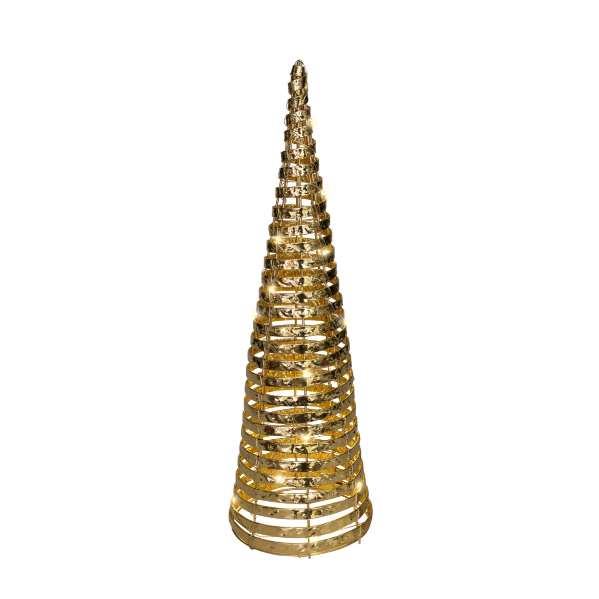 ДЕКОРАТИВЕН СВЕТЕЩ КОНУС MICRO LED D12 H40 GOLD
