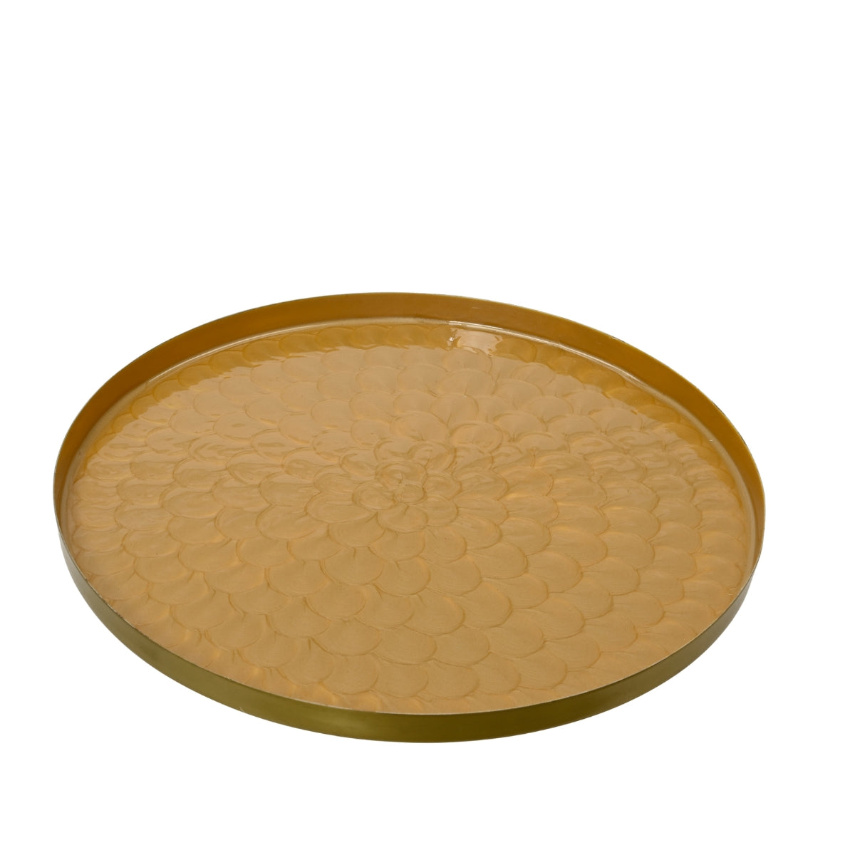 ДЕКОРАТИВНО ПЛАТО S GOLD ENAMEL D35 СМ
