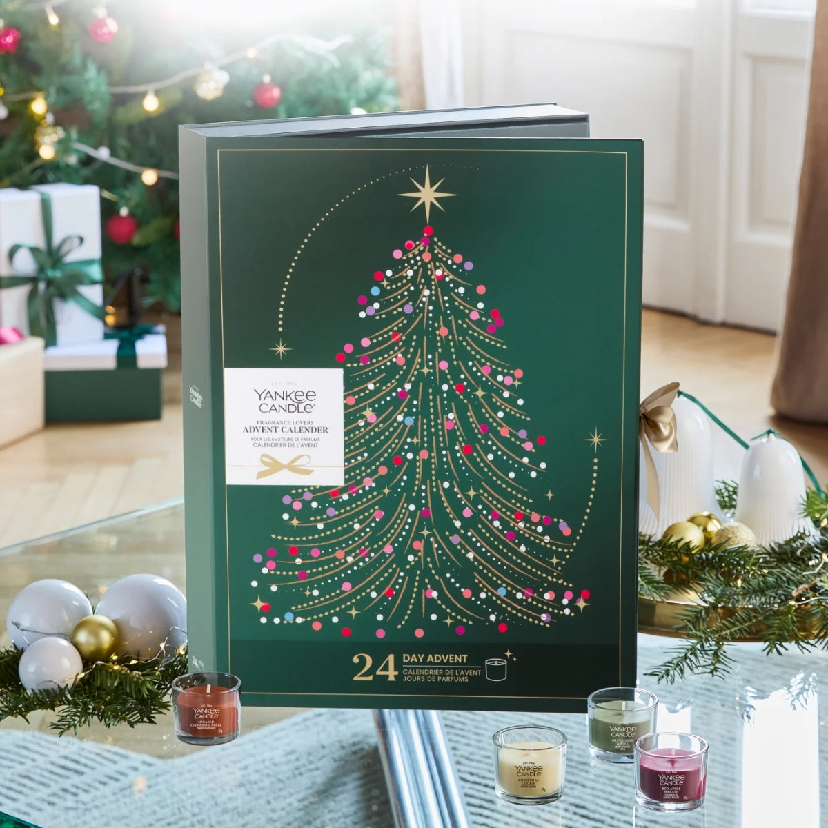 КОЛЕДЕН КОМПЛЕКТ YANKEE CANDLE КОЛЕДЕН КАЛЕНДАР КНИГА
