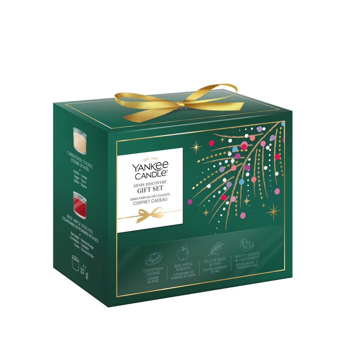 КОЛЕДЕН КОМПЛЕКТ YANKEE CANDLE 4 ВОТИВА MINI DISCOVERY