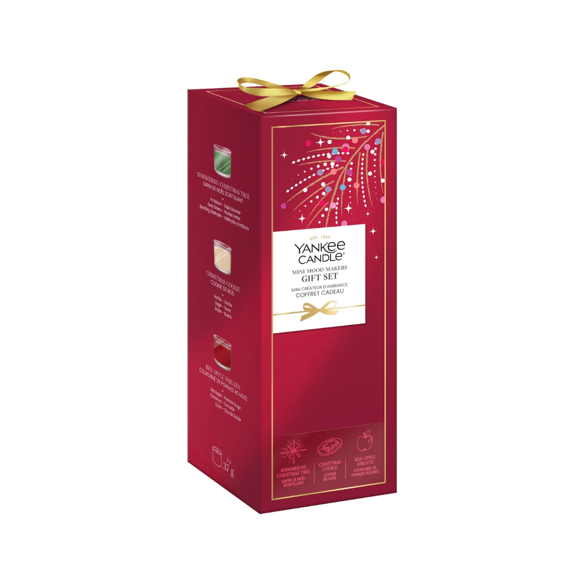 КОЛЕДЕН КОМПЛЕКТ6 YANKEE CANDLE 3 ВОТИВА MOOD MAKERS