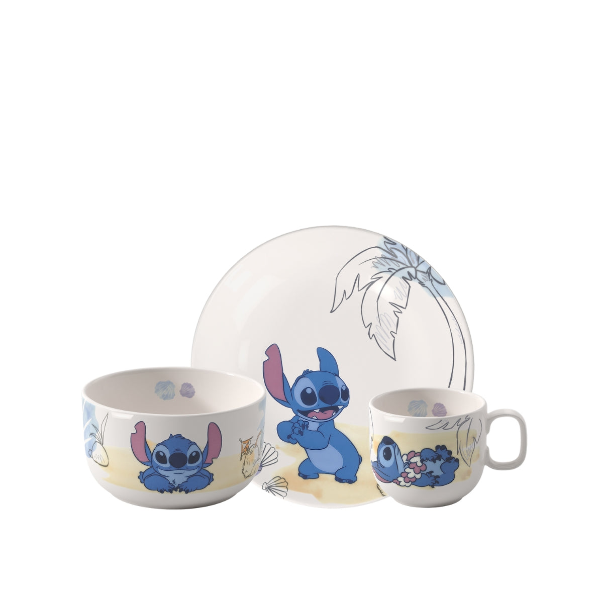 ДЕТСКИ КОМПЛЕКТ ЗА ХРАНЕНЕ VILLEROY&BOCH DISNEY STITCH - 3 ЧАСТИ