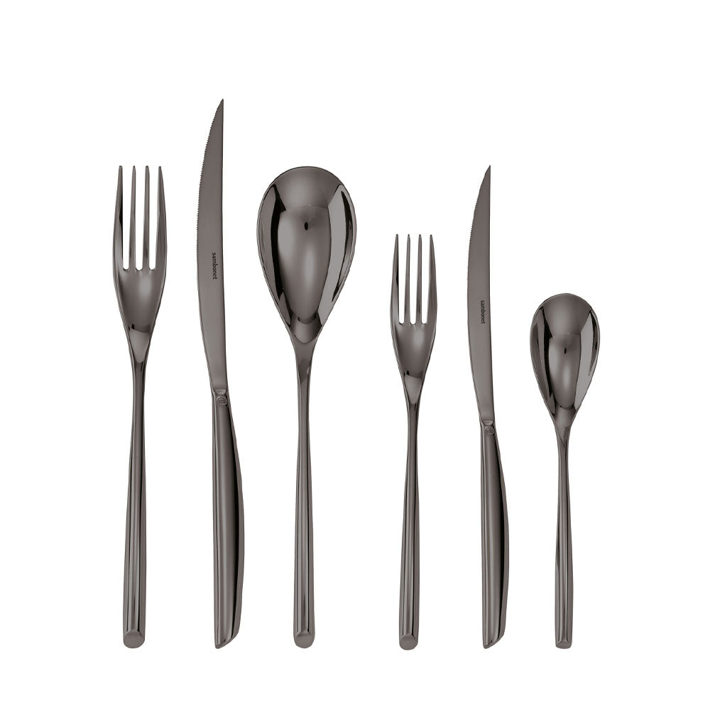 КОМПЛЕКТ ПРИБОРИ ЗА ХРАНЕНЕ Sambonet BAMBOO BLACK