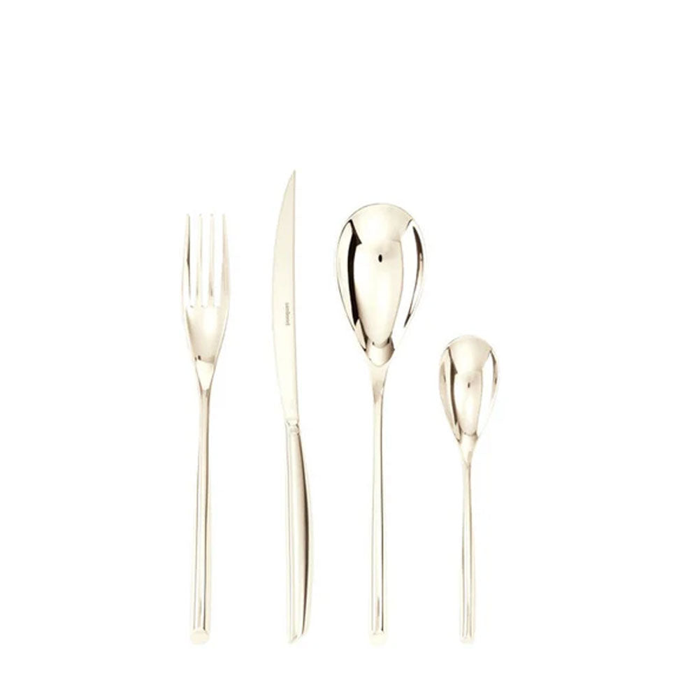Комплект прибори за хранене Sambonet Bamboo PVD 24 части