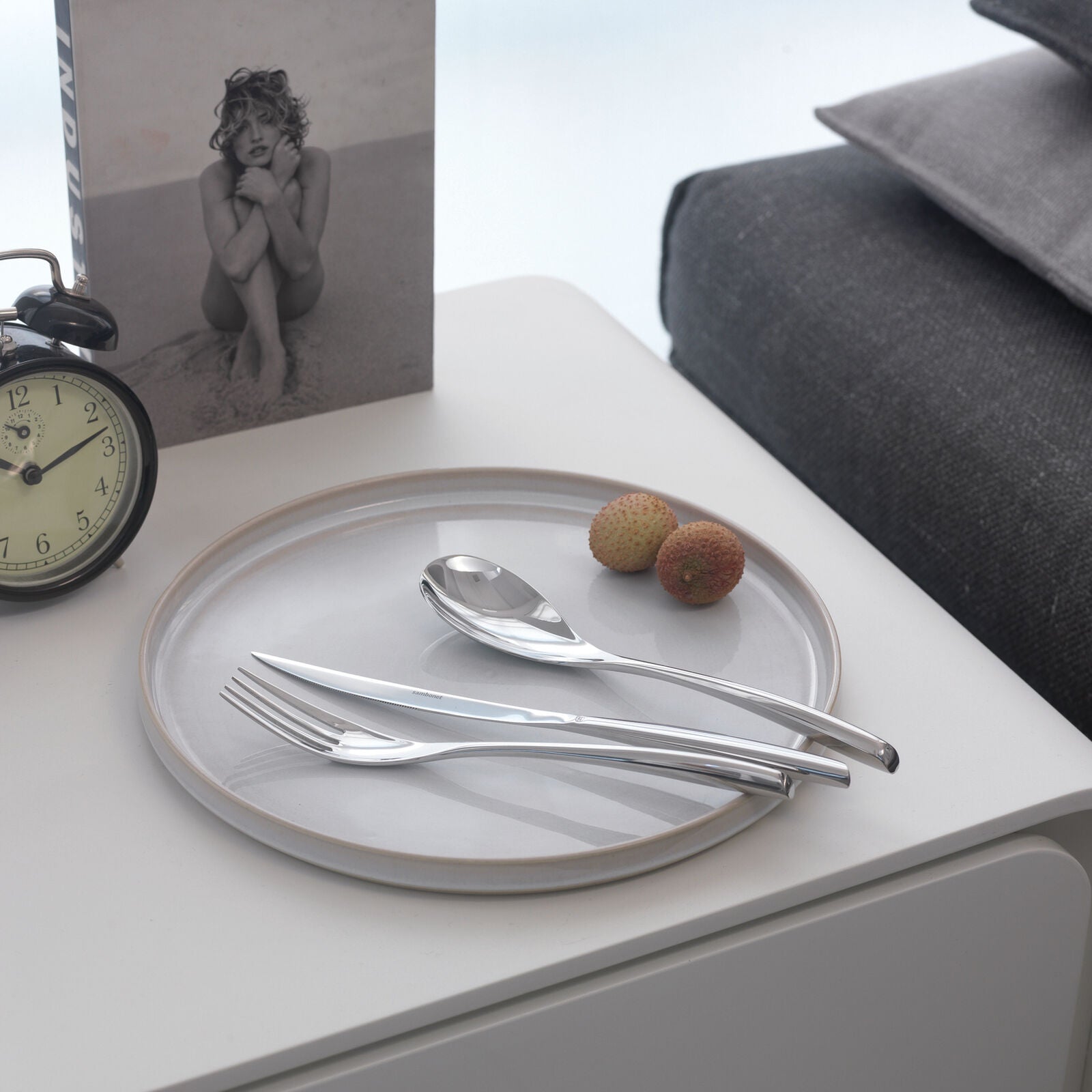 КОМПЛЕКТ ПРИБОРИ ЗА ХРАНЕНЕ Sambonet S/STEEL BAMBOO 24 ЧАСТИ