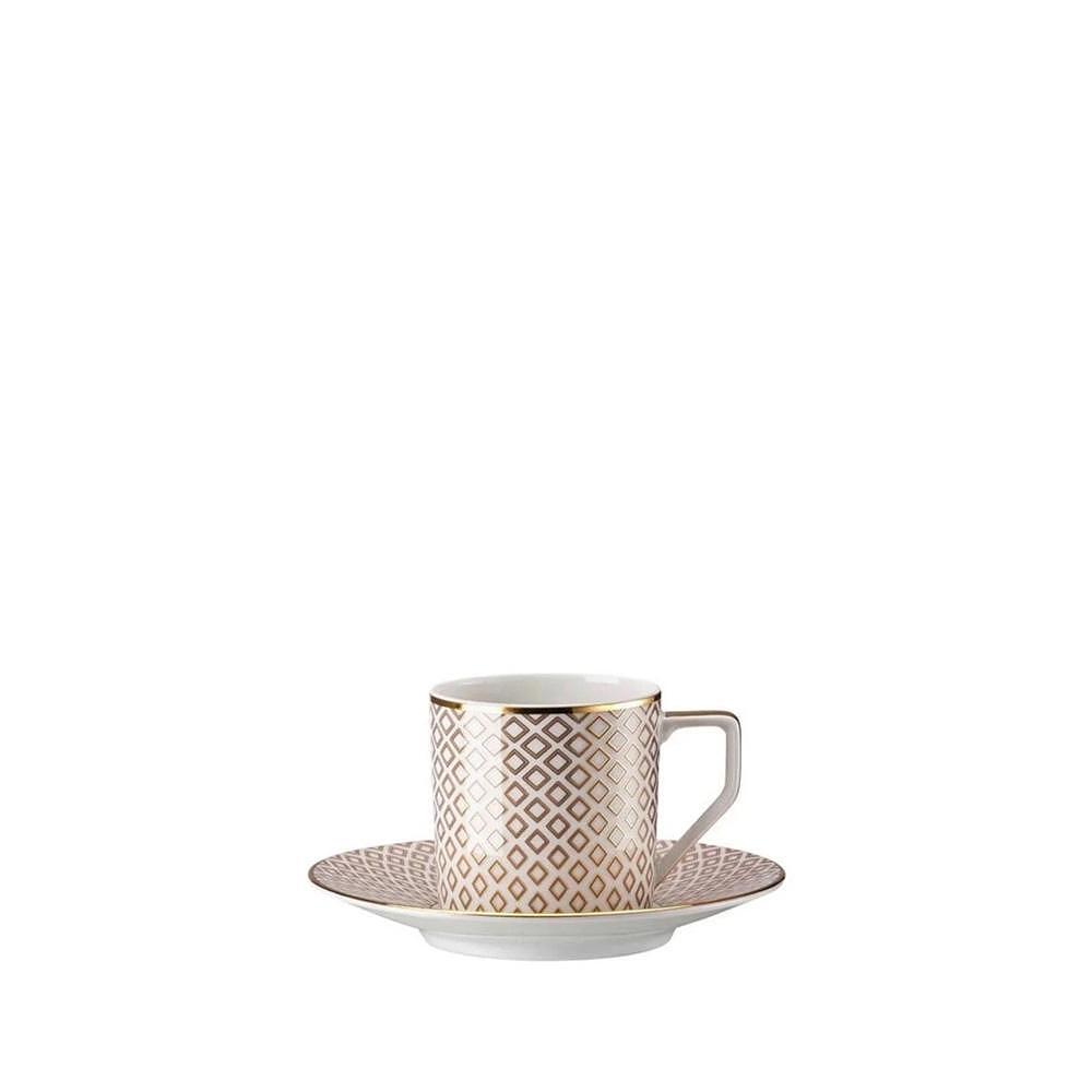 ЧАША И ЧИНИЙКА ЕСПРЕСО CARREAU BEIG - ROSENTH