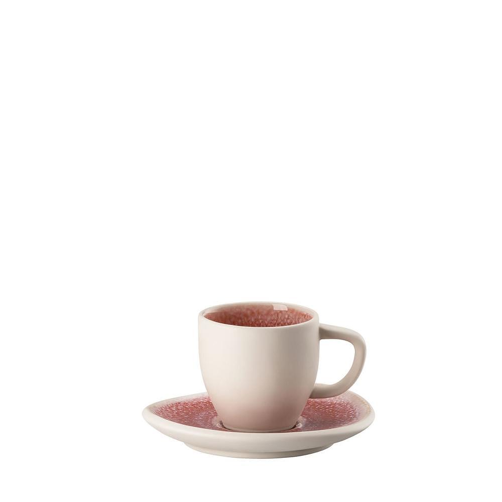 ЧАША И ЧИНИЙКА ЕСПРЕСО ROSENTHAL JUNTO ROSE QUARTZ