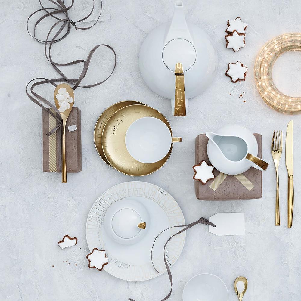 ЧАША И ЧИНИЙКА КАФЕ ROSENTHAL 4LOW SKIN GOLD