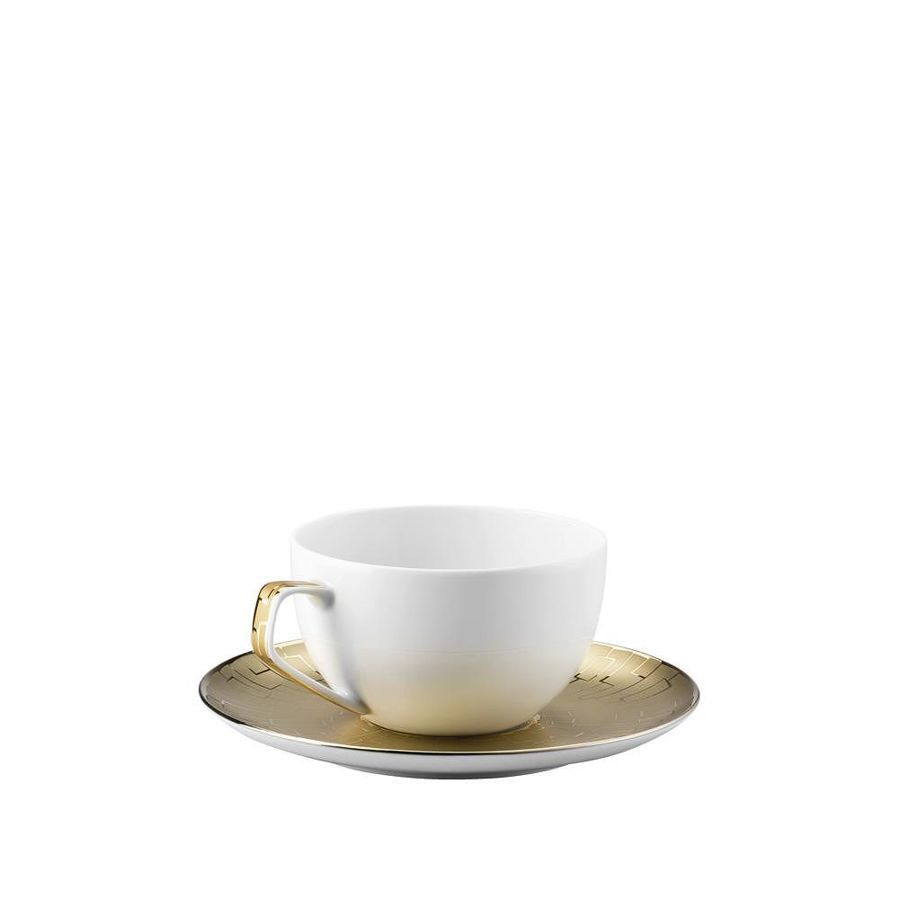 ЧАША И ЧИНИЙКА КАФЕ ROSENTHAL TAC SKIN GOLD