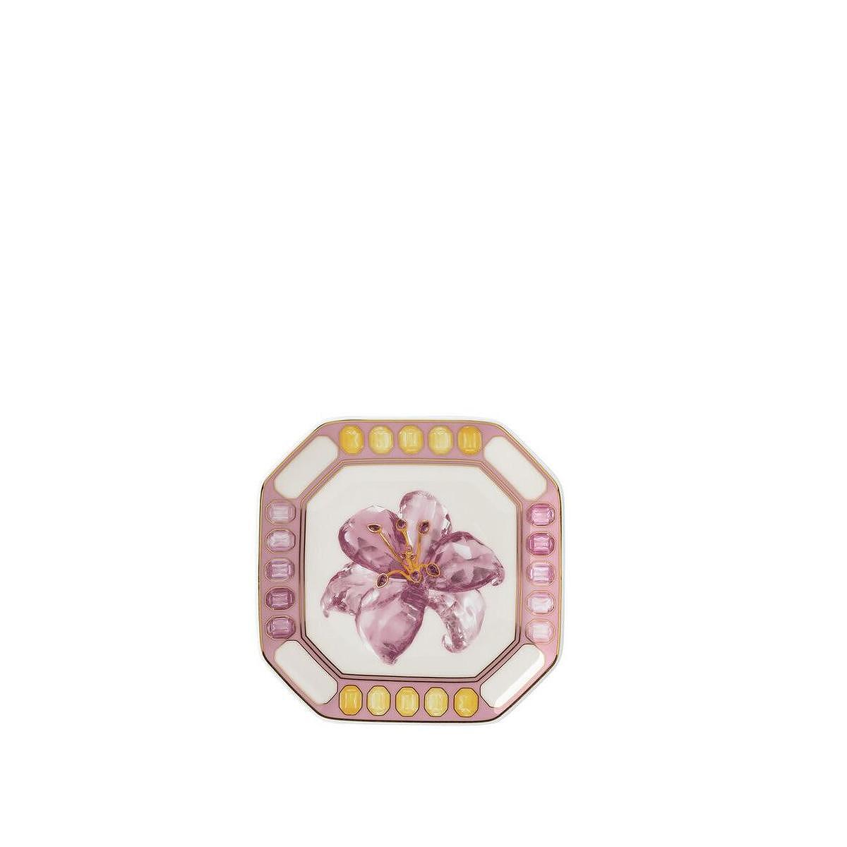 ЧИНИЯ 11Х11СМ ROSENTHAL SWAROVSKI IDYLLIA PINK LILY