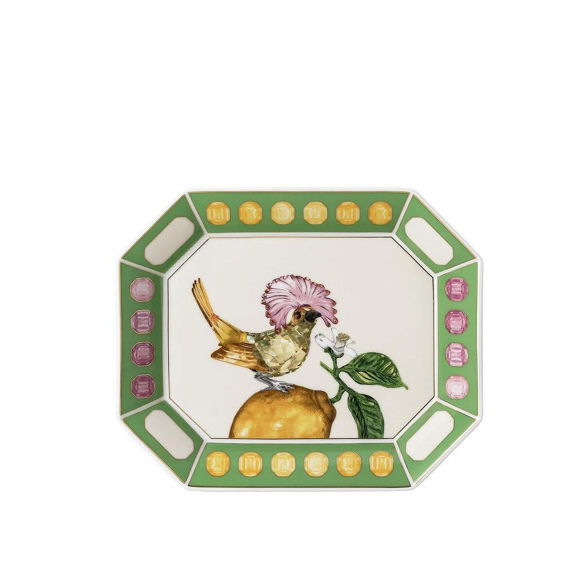 ЧИНИЯ 20Х16СМ ROSENTHAL SWAROVSKI IDYLLIA GREEN