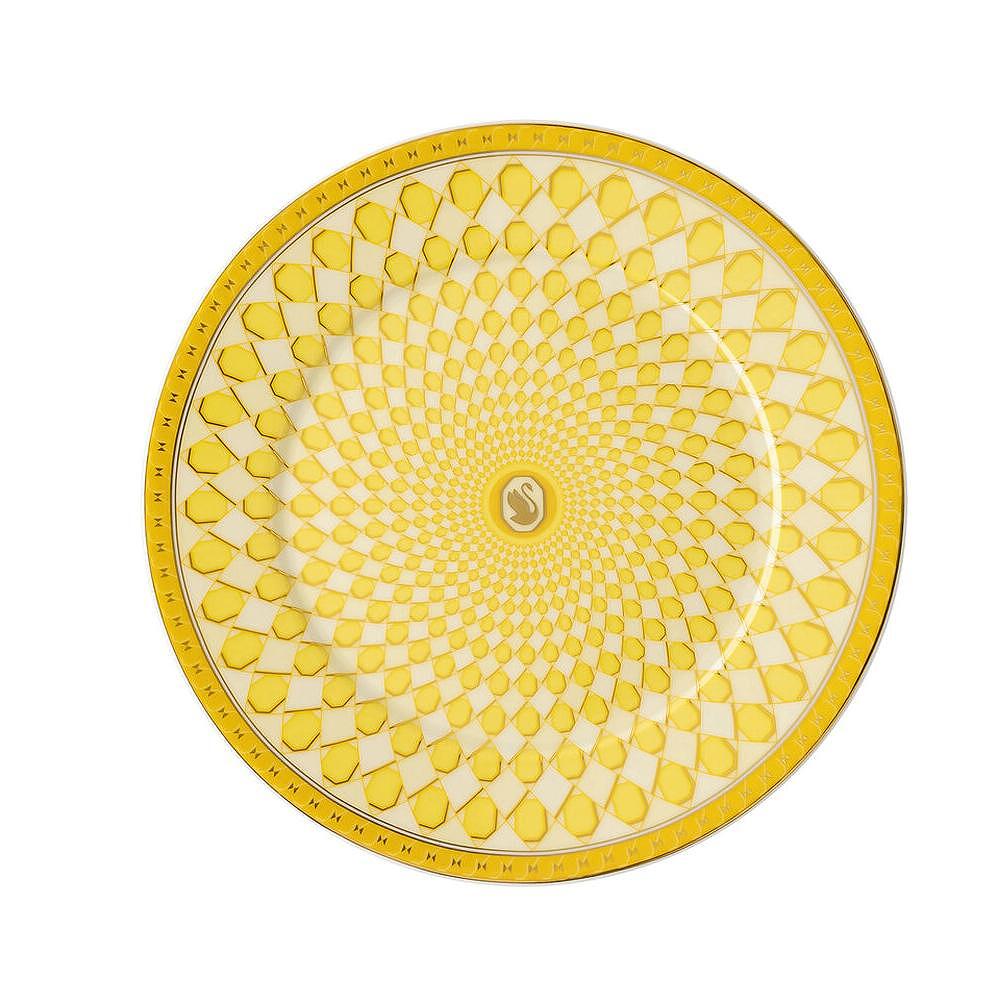 ЧИНИЯ Х/М 18СМ SIGNUM ROSENTHAL SWAROVSKI ЖЪЛТ