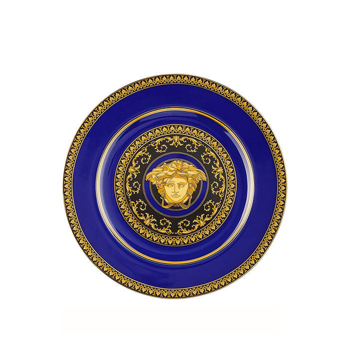 ЧИНИЯ VERSACE MEDUSA BLUE PLATE FLAT 22