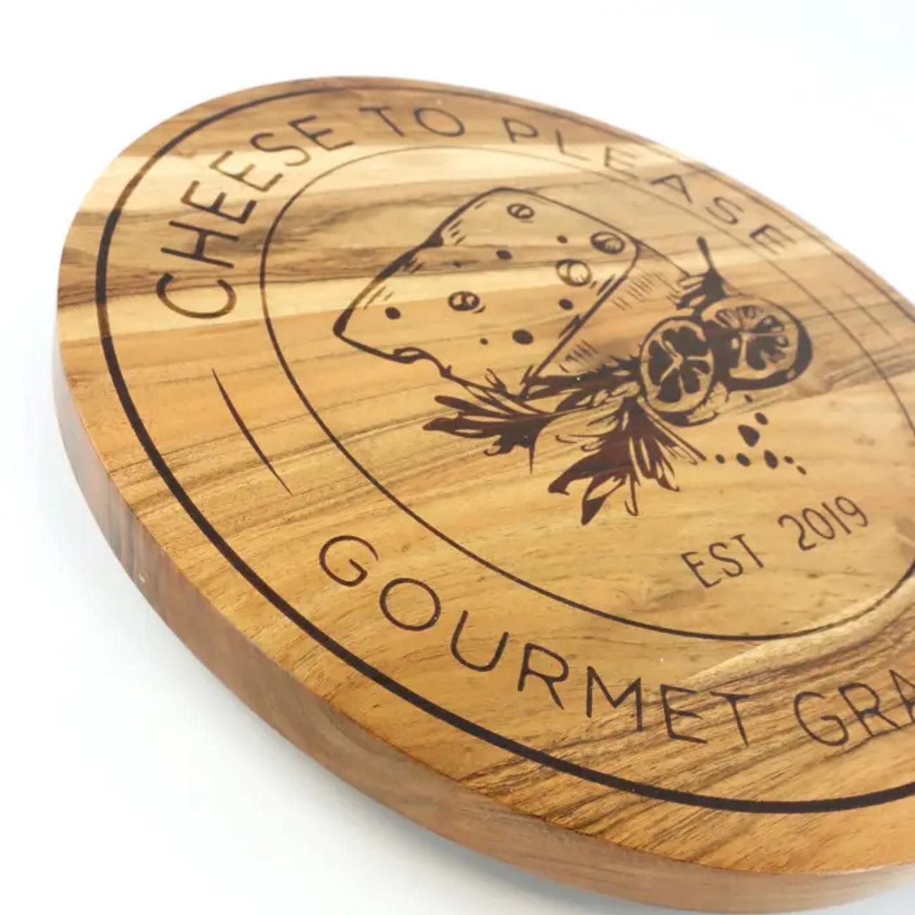 ДЪРВЕНО ПЛАТО ЗА СИРЕНЕ BREAD&BUTTER 40СМ