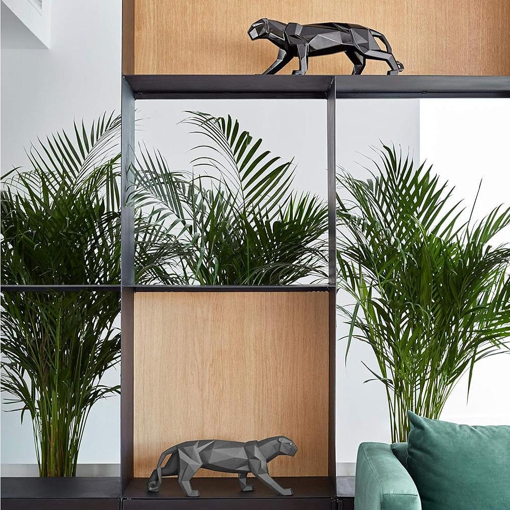 ДЕКОРАТИВНА ФИГУРА LLADRO PANTHER BLACK GLAZED 19Х50СМ