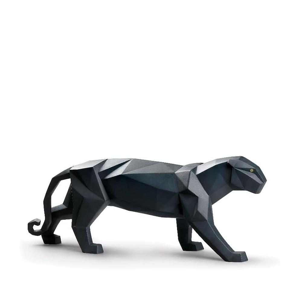 ДЕКОРАТИВНА ФИГУРА LLADRO PANTHER BLACK MAT 19Х50СМ