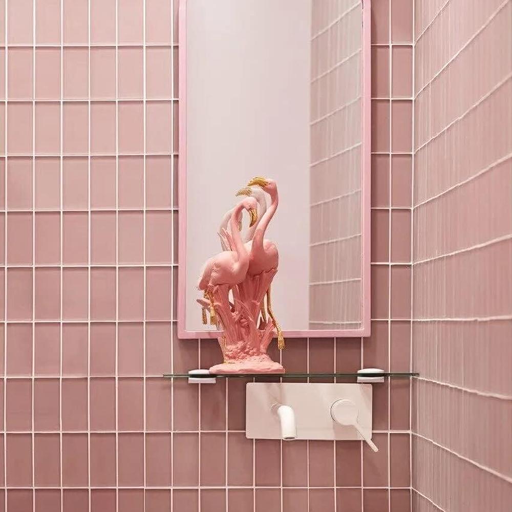 ДЕКОРАТИВНА ФИГУРА LLADRO THE FLAMINGOS PINK 33Х15СМ