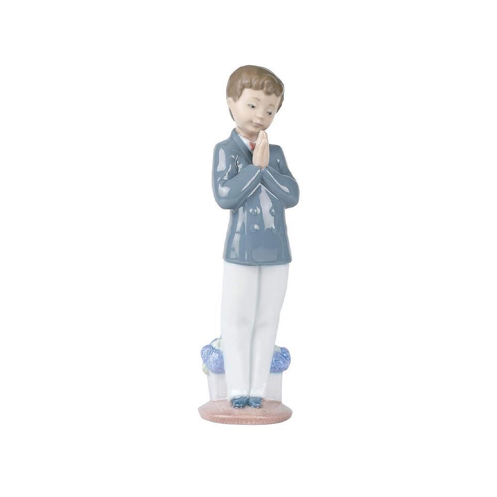 ДЕКОРАТИВНА ФИГУРА NAO BY LLADRO TIME TO PRAY 22Х8СМ