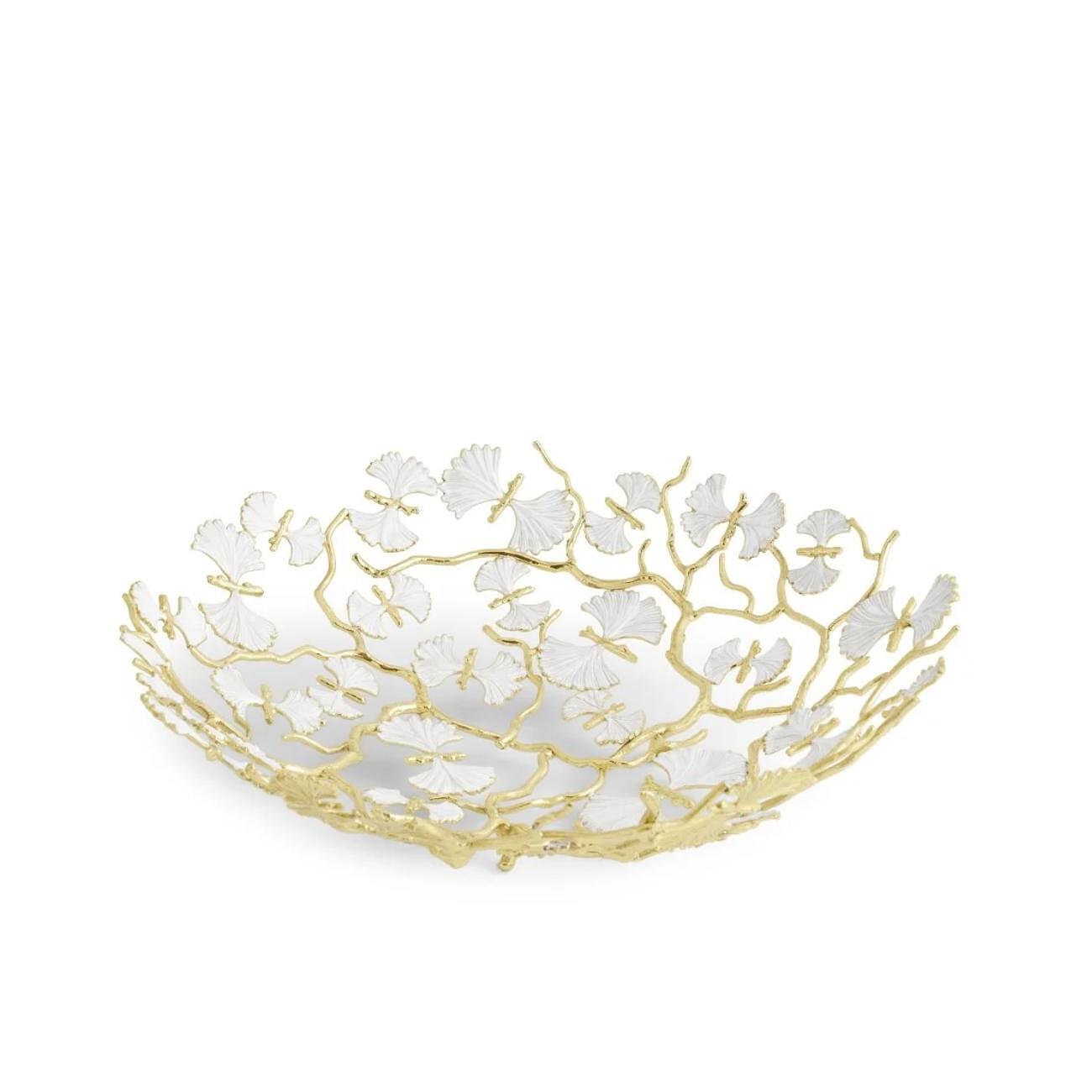 ДЕКОРАТИВНО ПЛАТО MICHAEL ARAM BUTTERFLY GINKO 43СМ MICHAEL ARAM