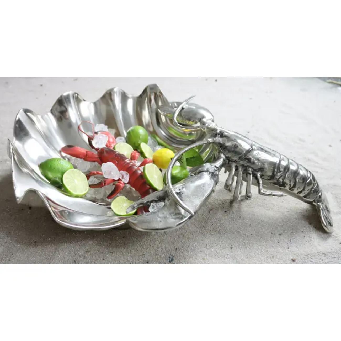 ДЕКОРАТИВНО ПЛАТО SEASHELL PLATE LOBSTER 62Х43СМ