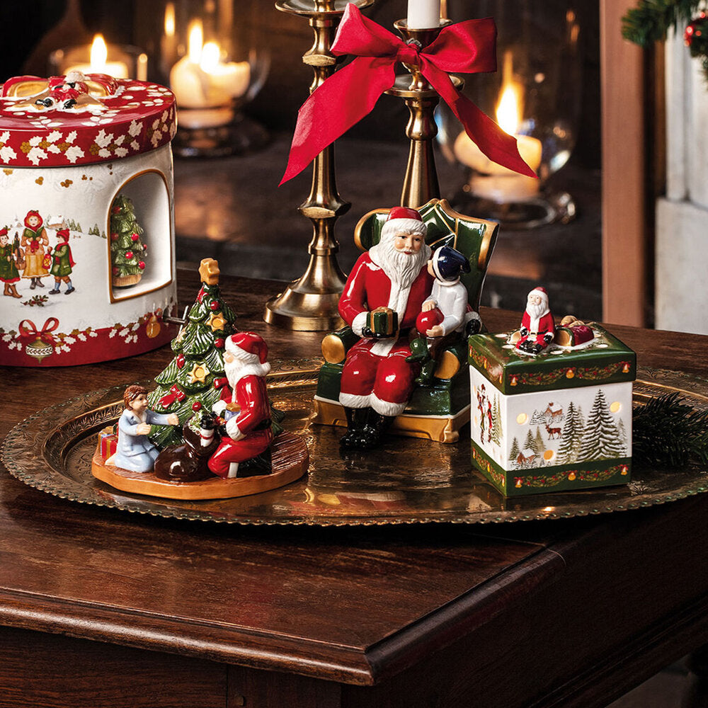 КОЛЕДНА ДЕКОРАЦИЯ ЕЛХА С ДЯДО КОЛЕДА И ПОДАРЪЦИ VILLEROY&BOCH LANTERN SANTA