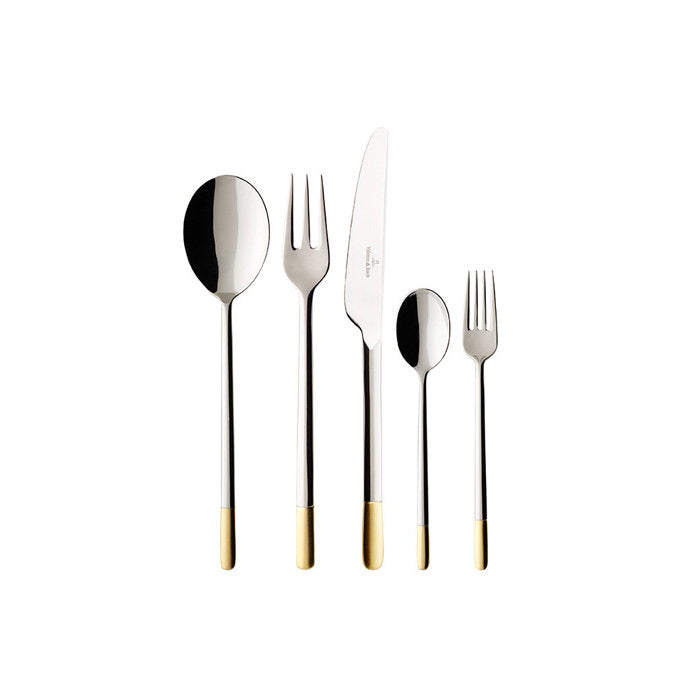 прибори за хранене 30 части Villeroy & Boch, Ella partially gold plated set 30
