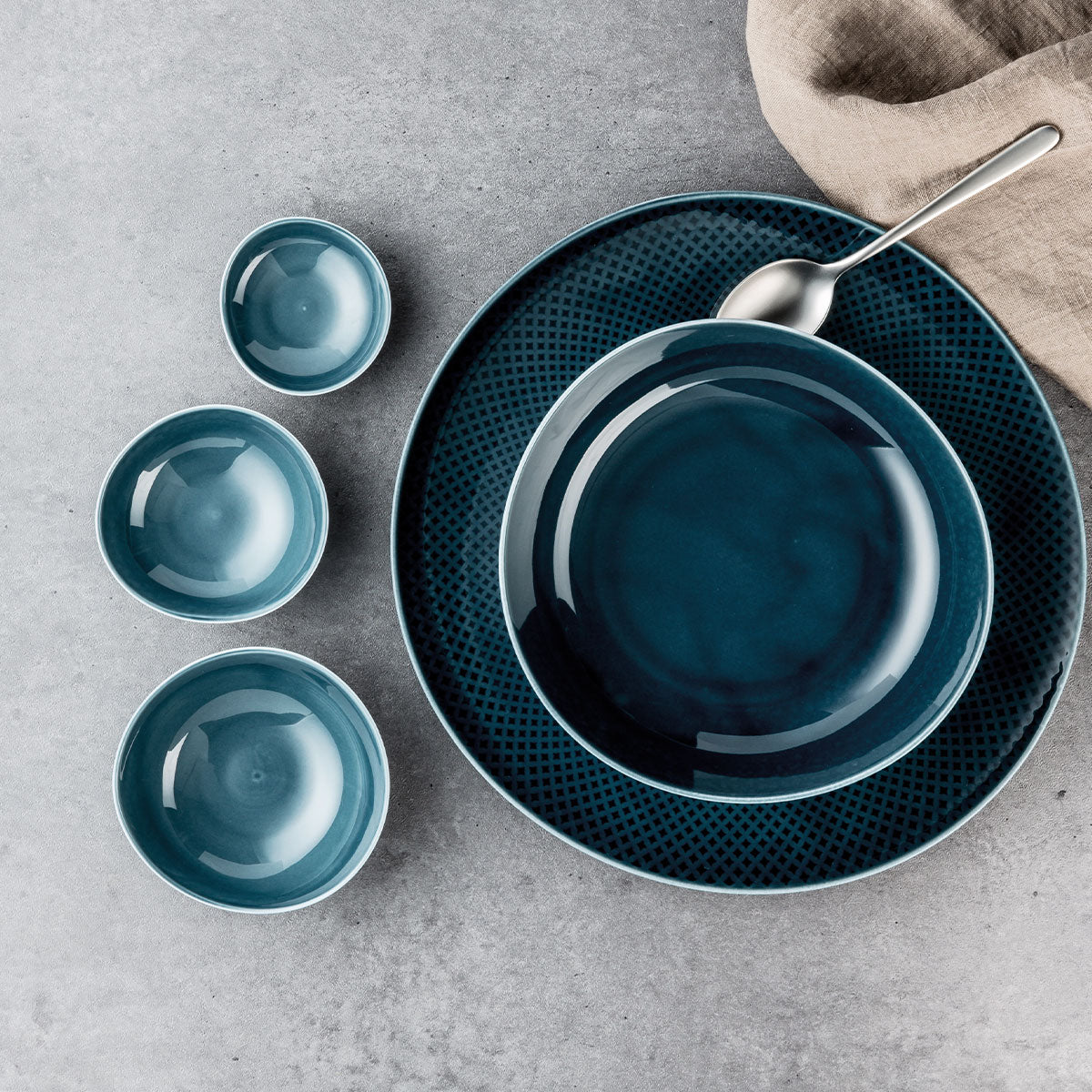 ЧАША И ЧИНИЙКА ЧАЙ JUNTO OCEAN BLUE - ROSENTHAL