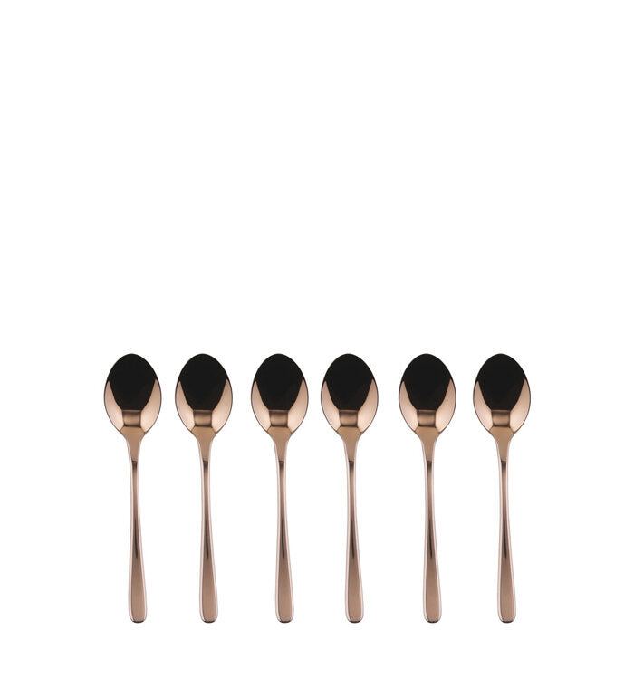 КОМПЛЕКТ ДЕСЕРТНИ ЛЪЖИЧКИ Sambonet MOKA TASTE PVD COOPER