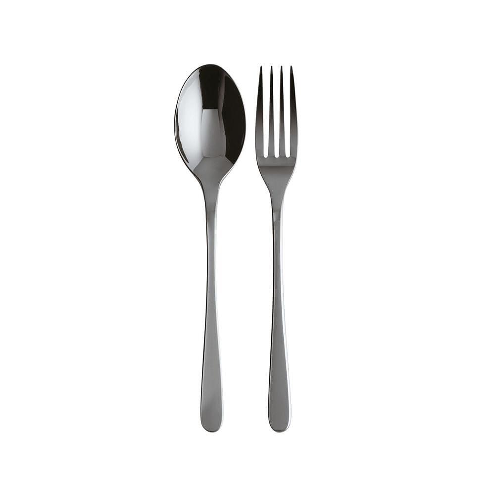 ПРИБОРИ ЗА СЕРВИРАНЕ ВИЛИЦА И ЛЪЖИЦА TASTE PVD BLACK 2 Ч
