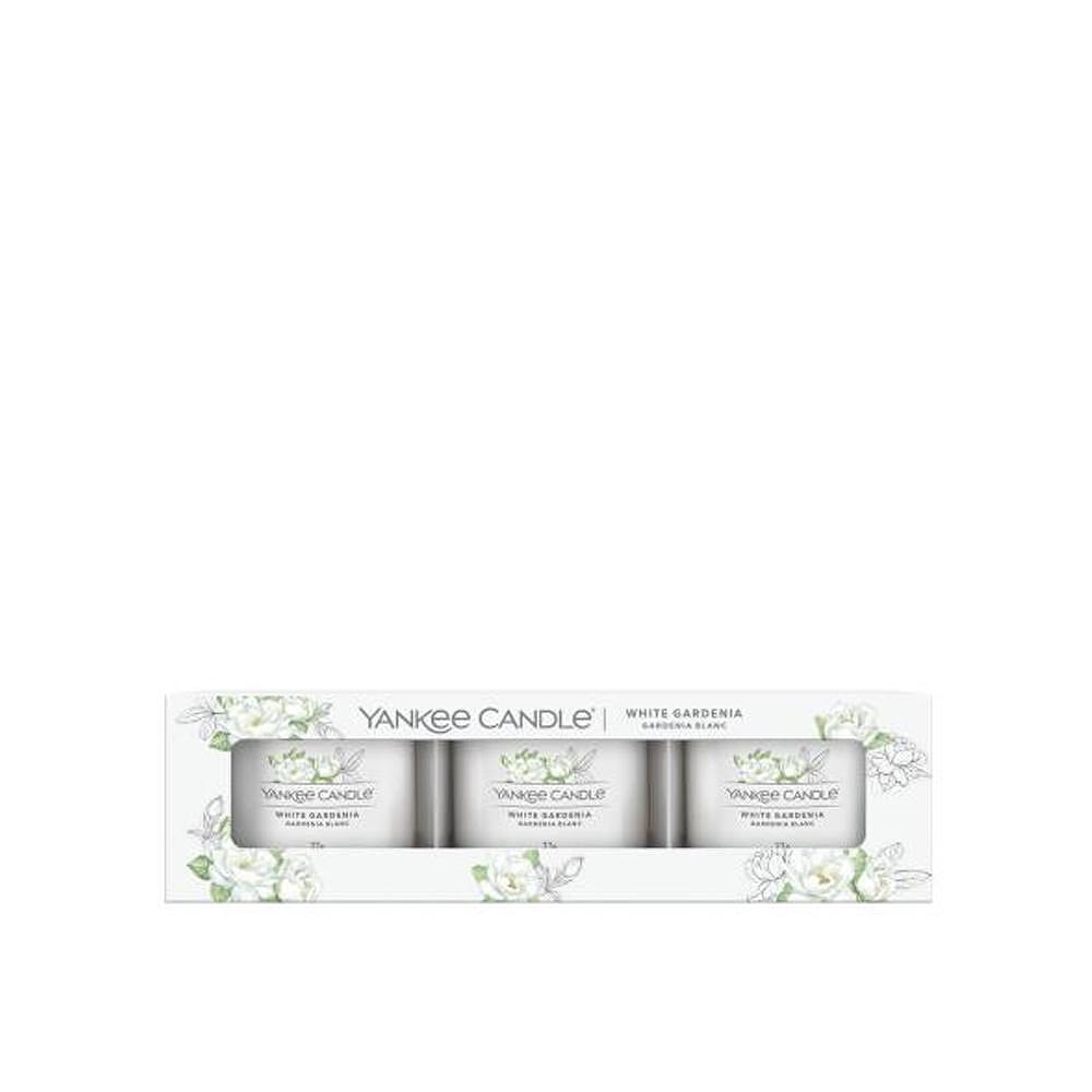 КОМПЛЕКТ YANKEE CANDLE SIGNATURE 3 ВОТИВА WHITE GARDENIA