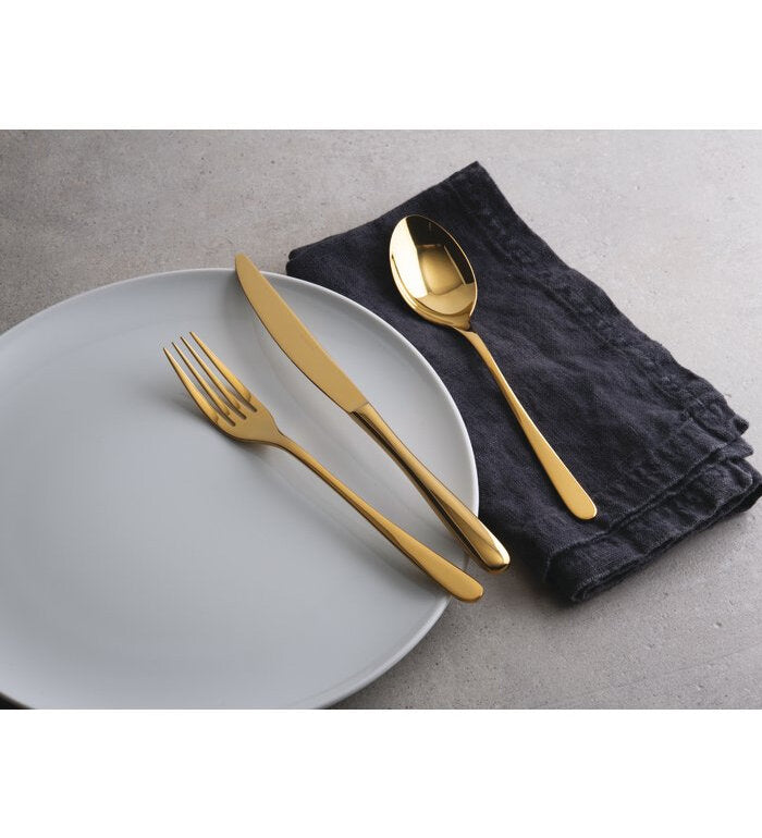 Комплект прибори за хранене Sambonet TASTE PVD GOLD 60 части