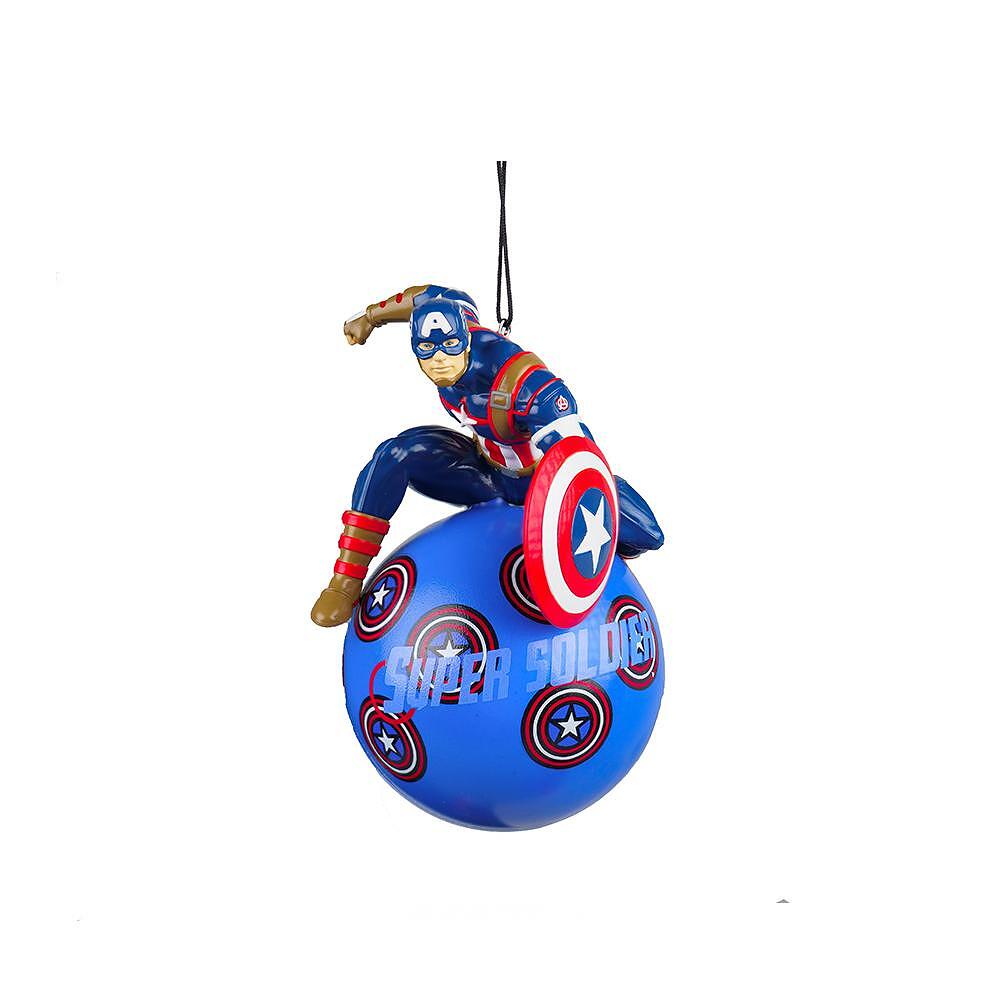 КОЛЕДНА ИГРАЧКА BAUBLE CAPTAIN AMERICA DISNEY 13СМ